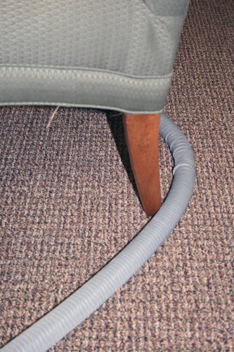 Cen-Tec Systems 90309 30' Central Vacuum Universal Connect Electric Hose , Gray