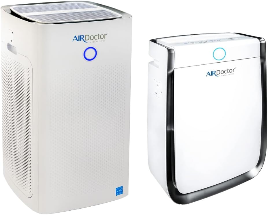 AIRDOCTOR AD5500 New Model! 4-in-1 Air Purifier for Extra Large Spaces & AIRDOCTOR AD3500 New Model! Air Purifier for Home and Large Rooms