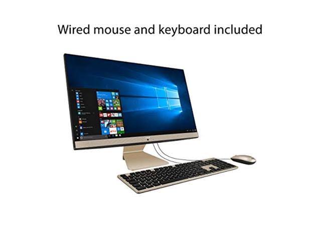 Asus AIO All-in-One Desktop PC, 23.8” FHD Anti-Glare Display, AMD Ryzen 3 3250u Processor, 8GB DDR4 Ram, 256gb PCIe Ssd, Windows