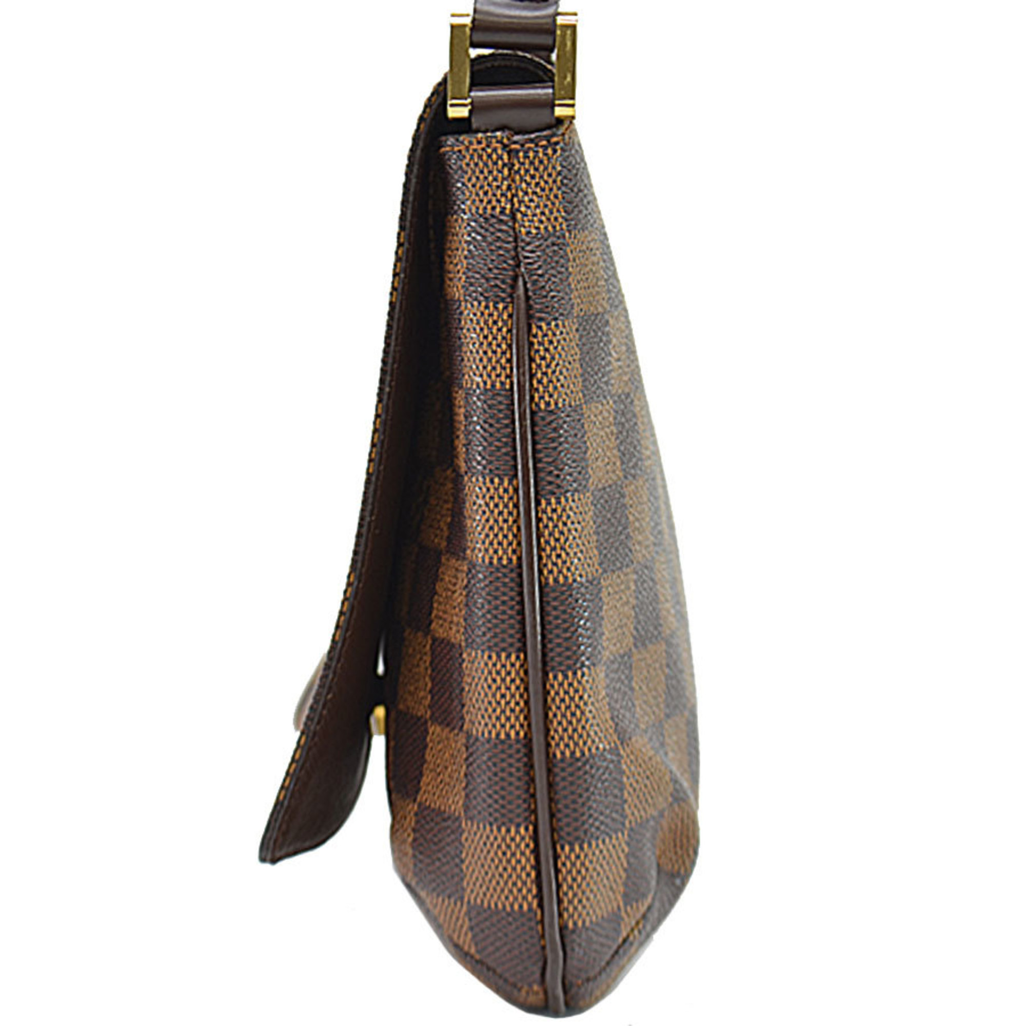 Pre-Owned Louis Vuitton Bag Damier Musette Tango Short Brown Canvas Shoulder Women's N51255 (Good)