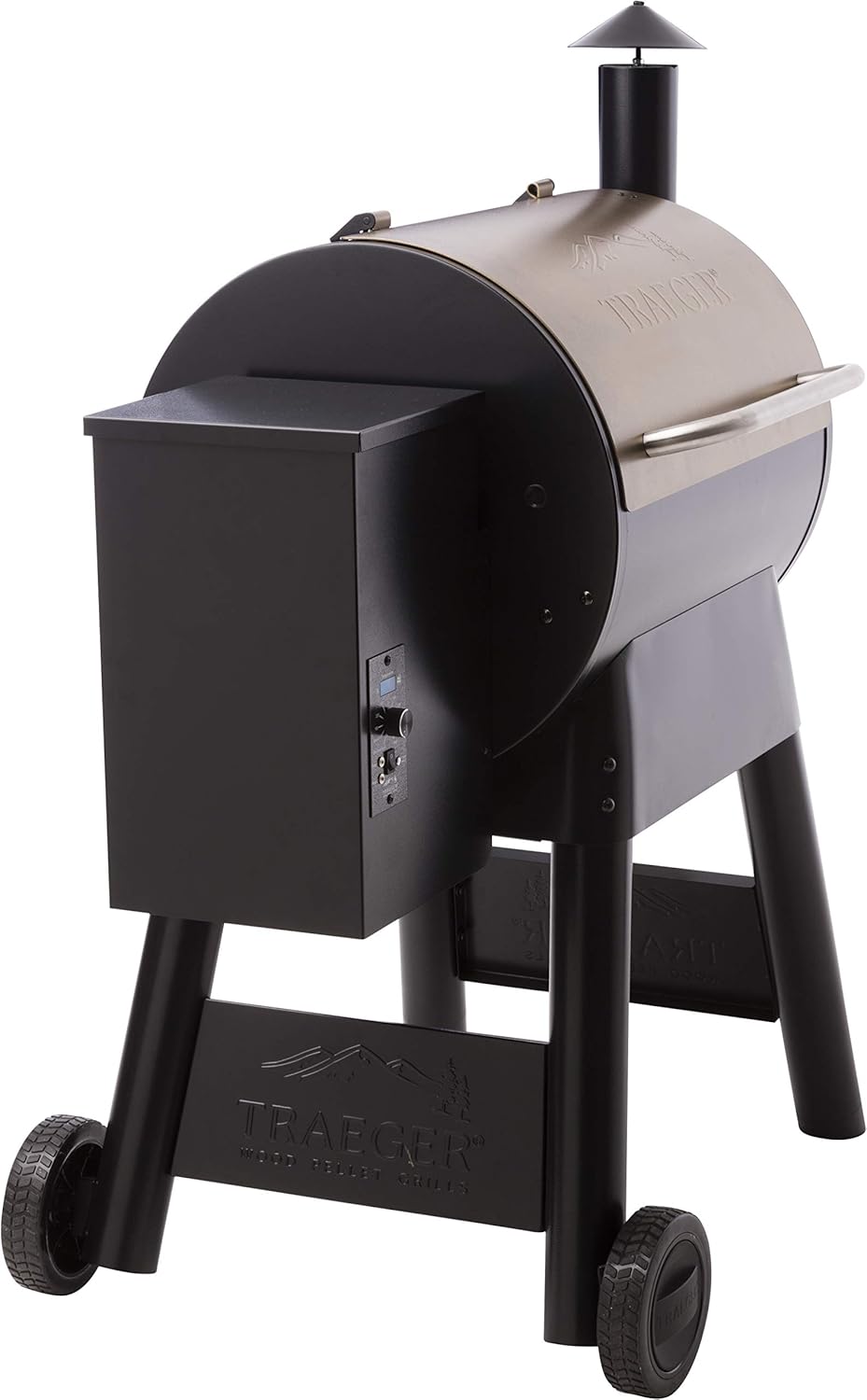 Traeger Grills Pro Series 22 Pellet Grill & Smoker | Bronze, Gen I, 572 Sq. In. Capacity | TFB57PZBO model & HDW152 Grease Bucket for Wood Pellet BBQ, Original Version