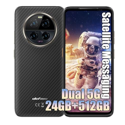 Ulefone Armor 23 Ultra 5G Rugged Smartphone Unlocked,Dimensity 8020 24GB+512GB Android 13 Cell Phone, 50MP+50MP Camera, 6.78" FHD+,5280mAh 120W Charging, Satelite Supported Rugged Phone…