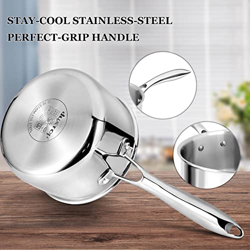 Duxtop Portable Induction Cooktop, Countertop Burner Induction Hot Plate with LCD Sensor Touch 1800 Watts, Silver 9600LS/BT-200DZ