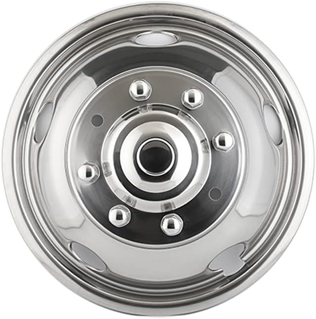 Kucaruce Set of 4 19.5 10 Lug Wheel Skins Hub Caps Rim Covers Stainless Steel Wheel Simulators For 2008-2020 R_a_m 4500 5500 Pickup