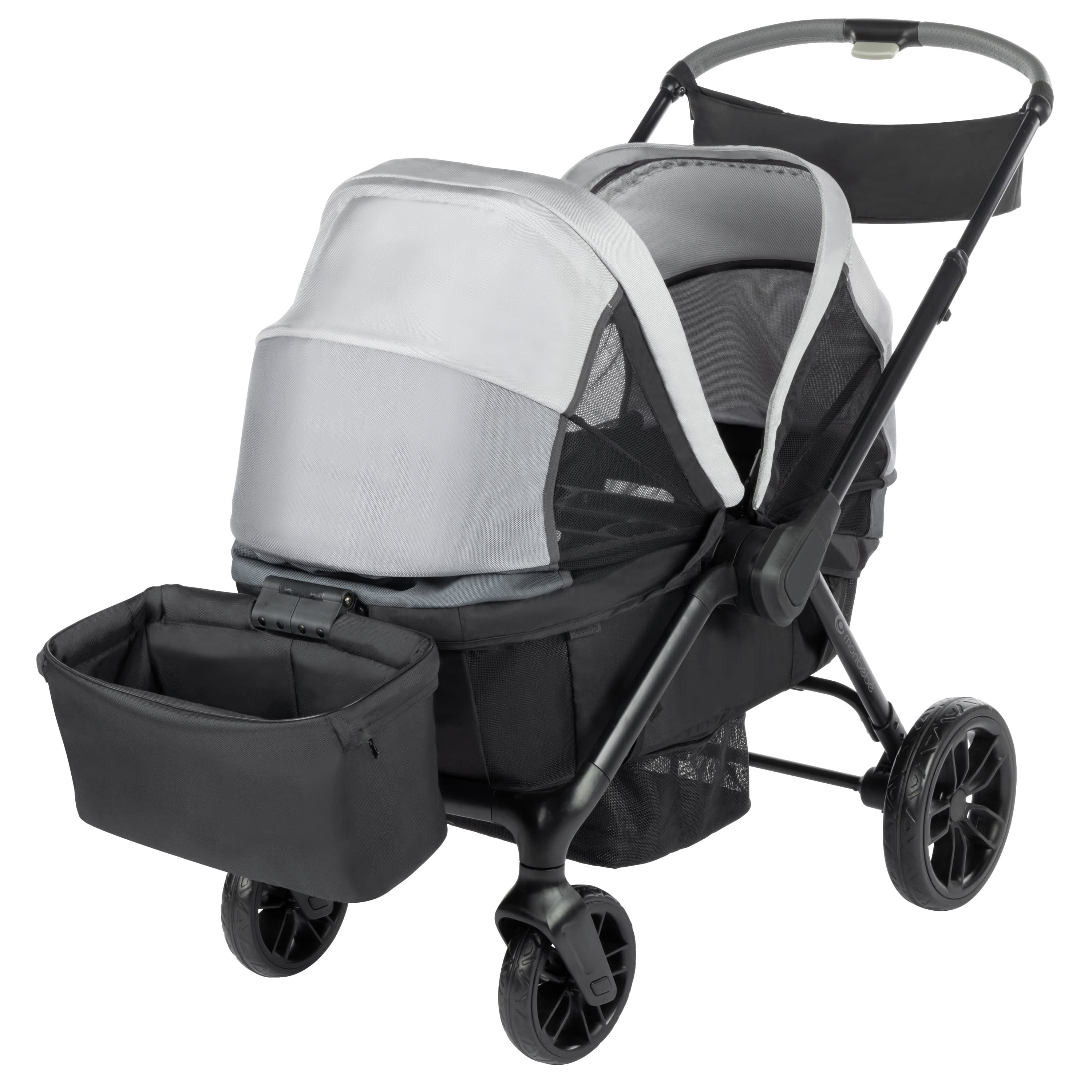 Monbebe Everyday Outings Wagon Stroller, Cobblestone Grey