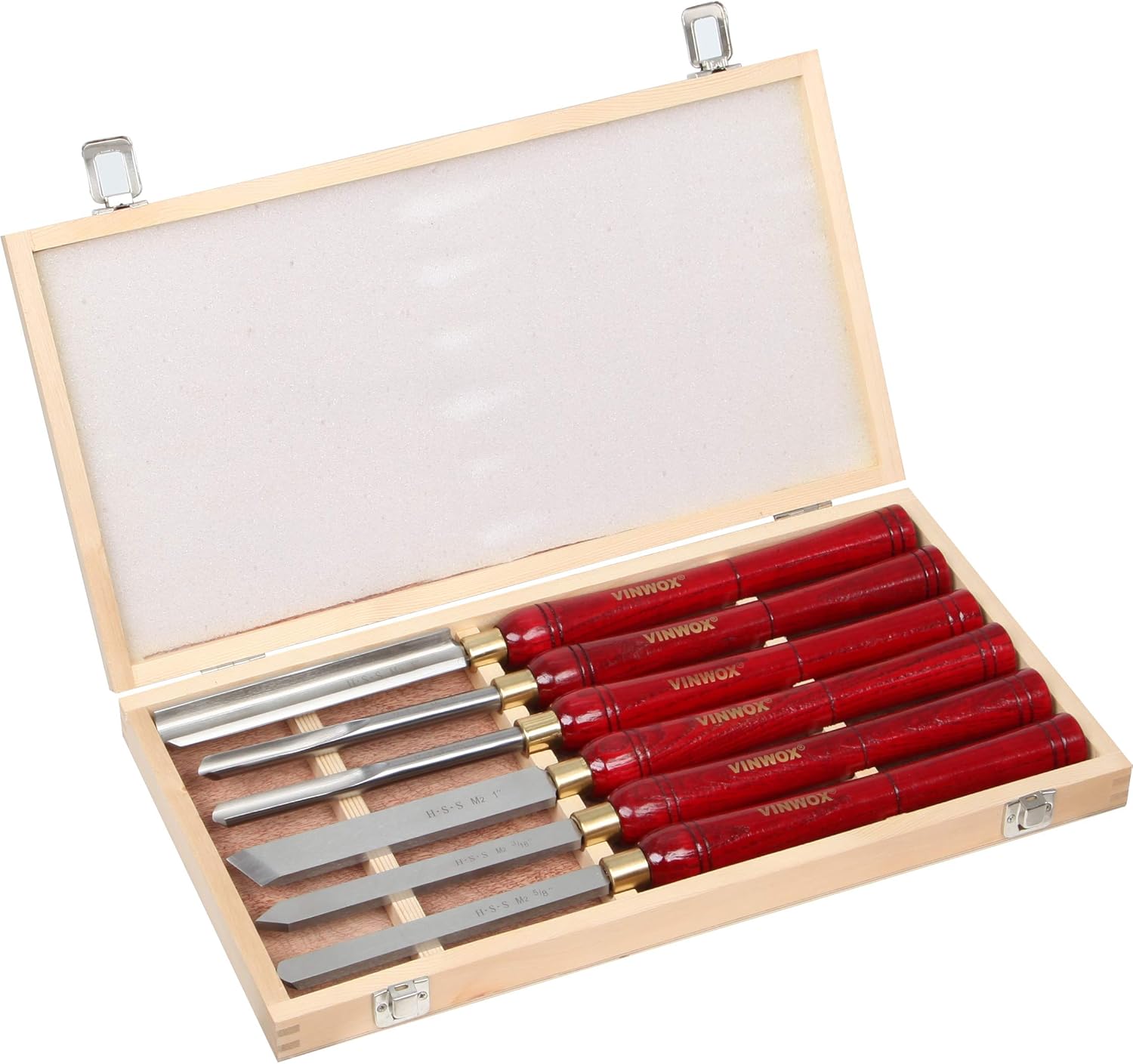 VINWOX 3 PCS Carbide Wood Lathe Turning Tool Set, Carbide Lathe Turning Tool, Carbide Turning Tool, Including Rougher, Finisher, Detailer, Pen Turning tool, Pen Making