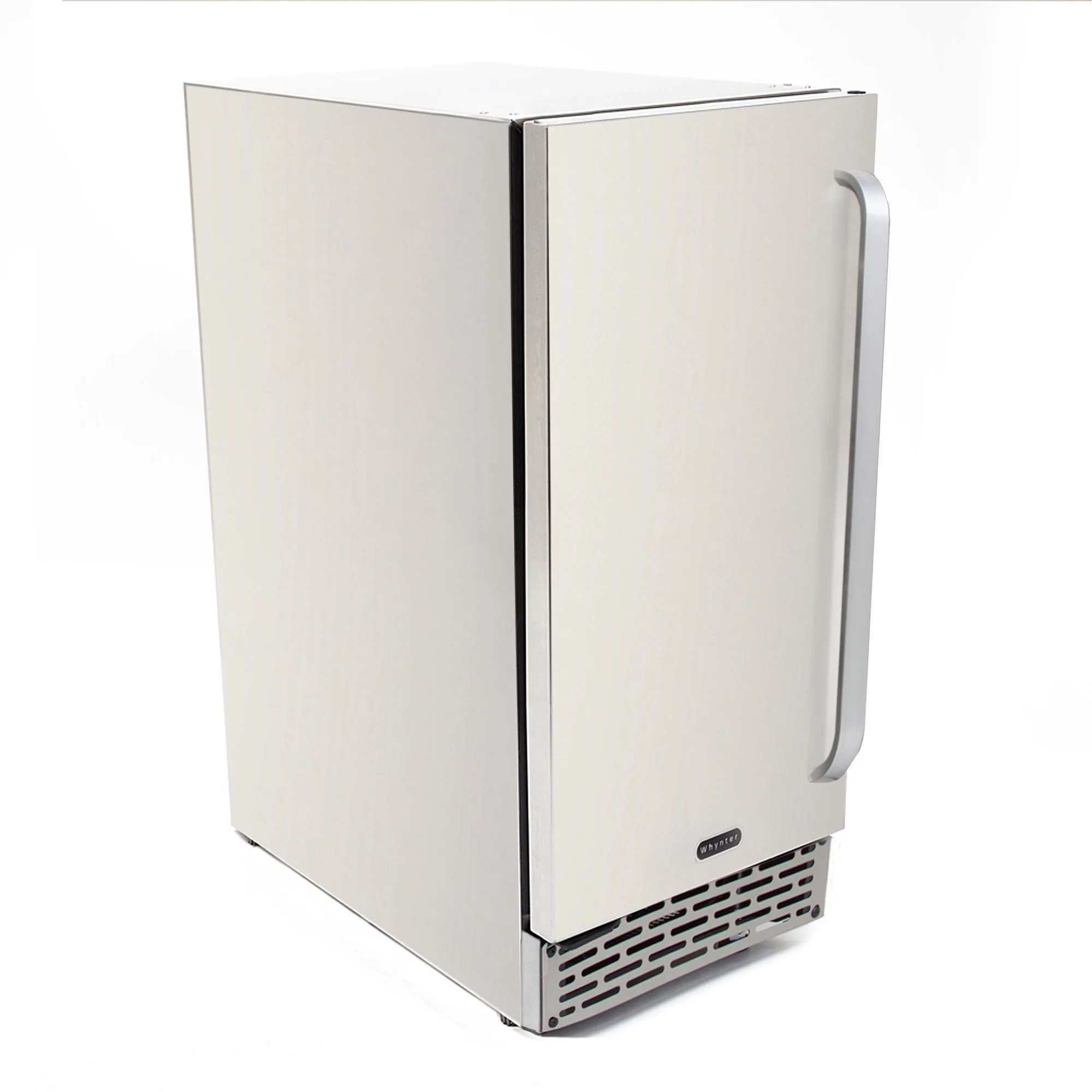 Whynter 62 Can 1 Shelf Lockable Beverage Refrigerator, Stainless Steel