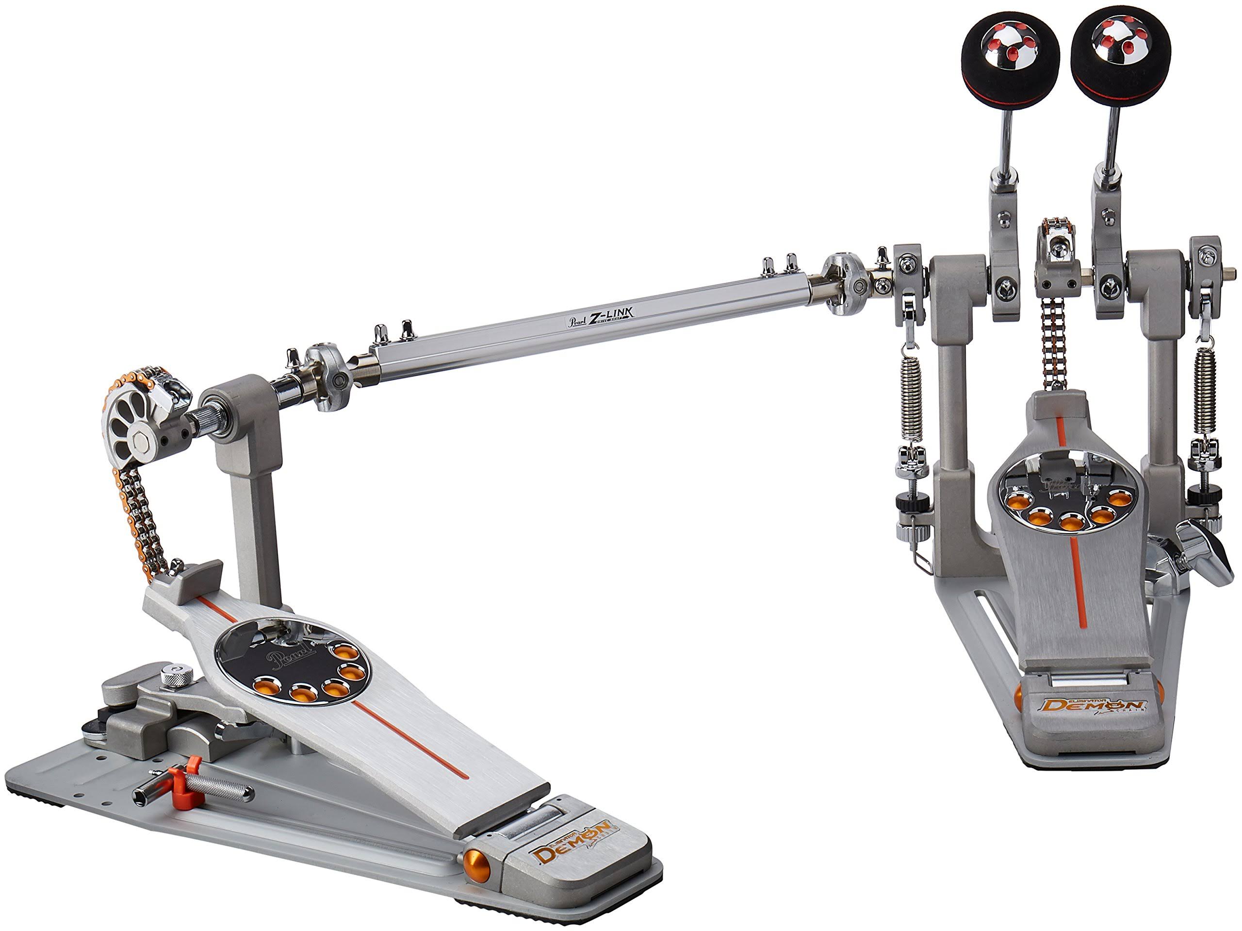 Pearl P3002C Demon Chain Double Bass Drum Pedal with Case