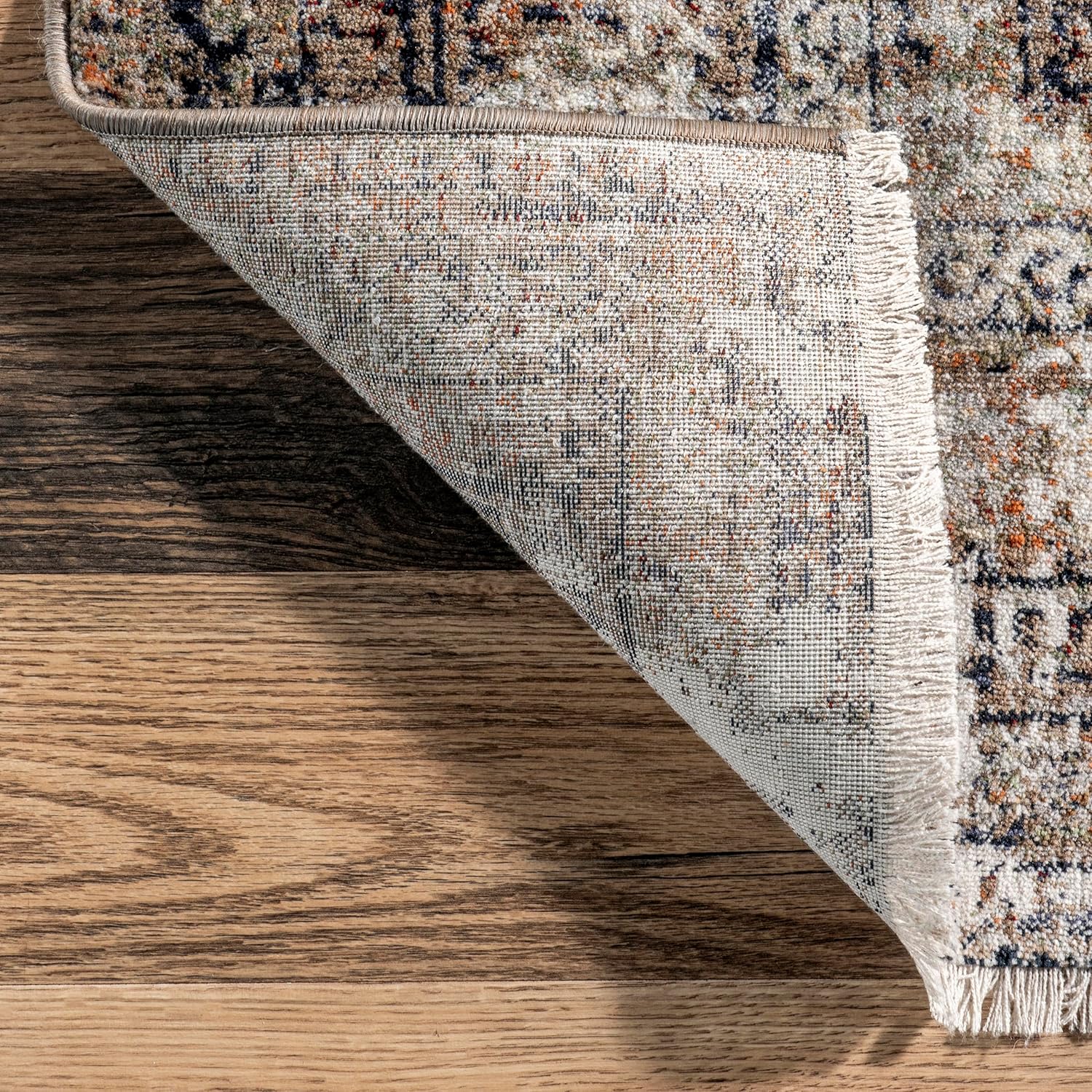nuLOOM Fringed Performance Indoor Area Rug, Power Loomed, Easy Clean, Durable, Non-Shed, 12' x 16', Charvi