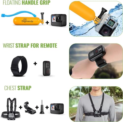 GoPro HERO11 - Action Camera + 64GB Card, 50 Piece Accessory Kit