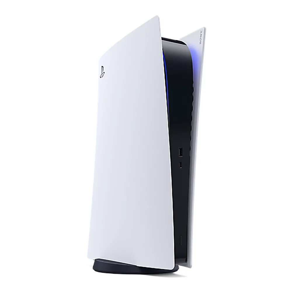 PS5 Sony Playstation 5 Digital Edition Gaming Console + 1 Wireless Controller - 16GB GDDR6, 825GB SSD Storage, WiFi 6, 120Hz 8K Output - Random Color Water Bottle