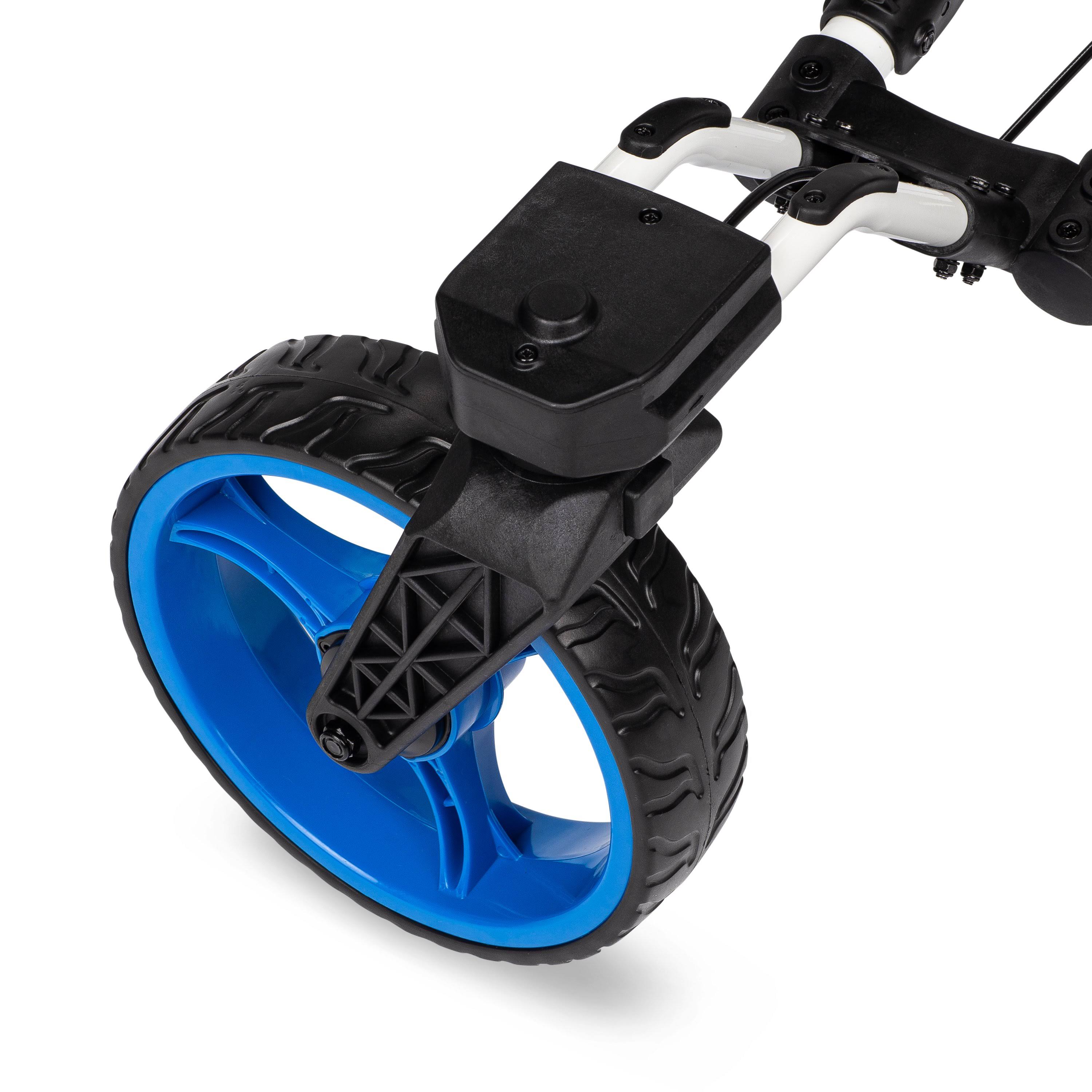 Swerve 3 Wheel Golf Cart - White/Blue