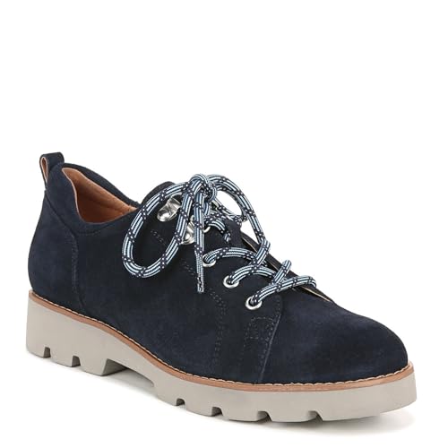 Vionic Women's Charm Ballari Oxford Lace Up Loafers- Supportive Casual Shoes with Concealed Orthotic Arch Support that Include Three-Zone Comfort with Orthotic Insole Arch Support, Medium and Wide Fit