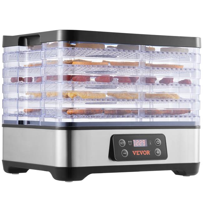 Vevor  5-Tray Fruit Dehydrator Food Dehydrator Machine