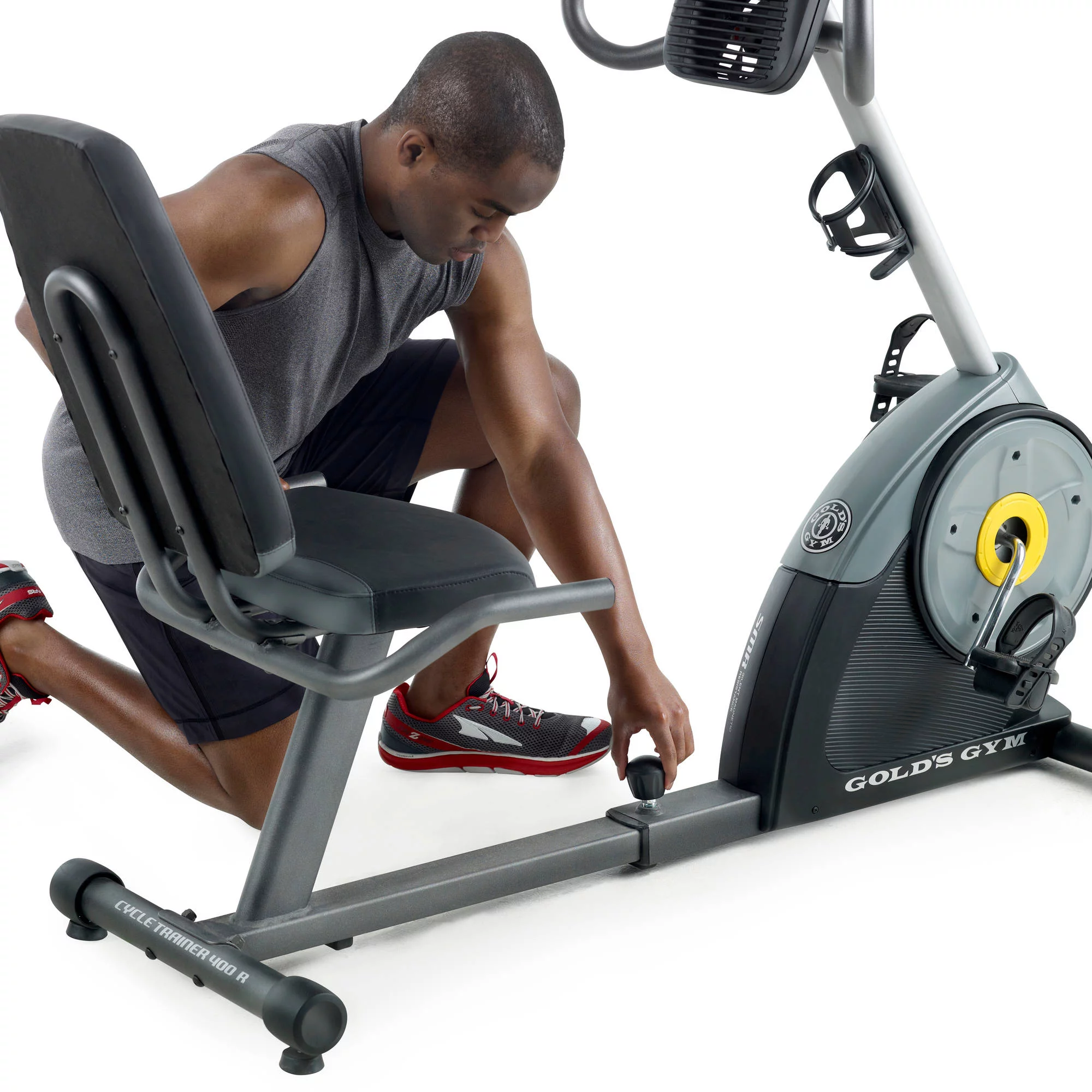 Gold's Gym Cycle Trainer 400 Ri Recumbent Exercise Bike, iFit Compatible