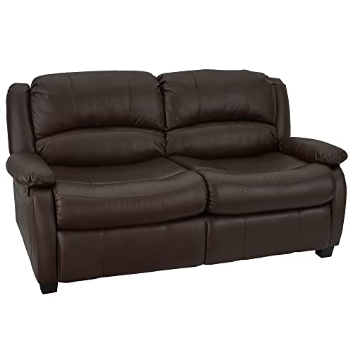 RecPro Charles Collection | 65" RV Hide A Bed Loveseat | Memory Mattress Foam | Sleeper Sofa | Pull Out Couch | RV Furniture | Slideout | Toffee