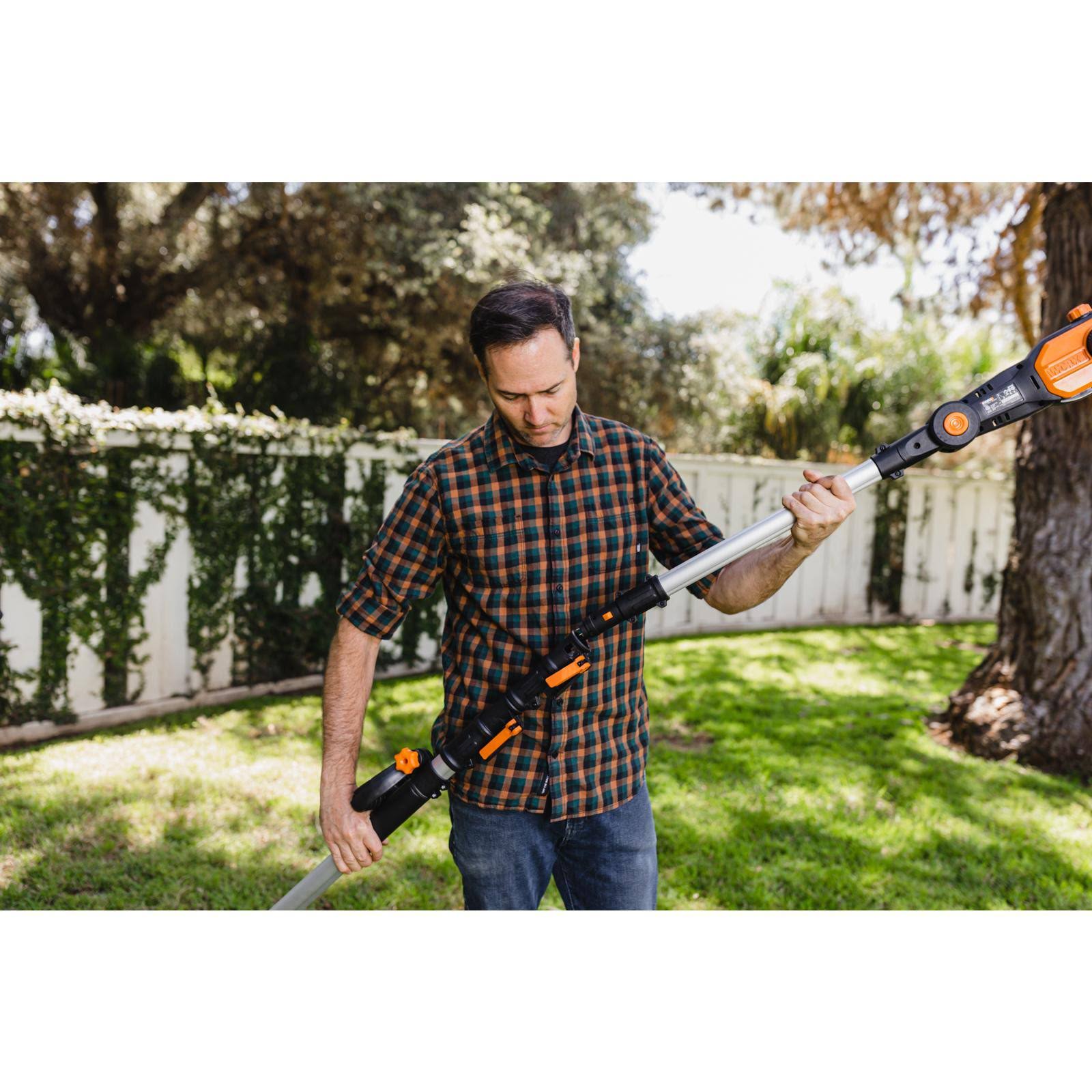 Worx 20V 2-in-1 Attachment Capable Pole Saw w/ Battery WG349