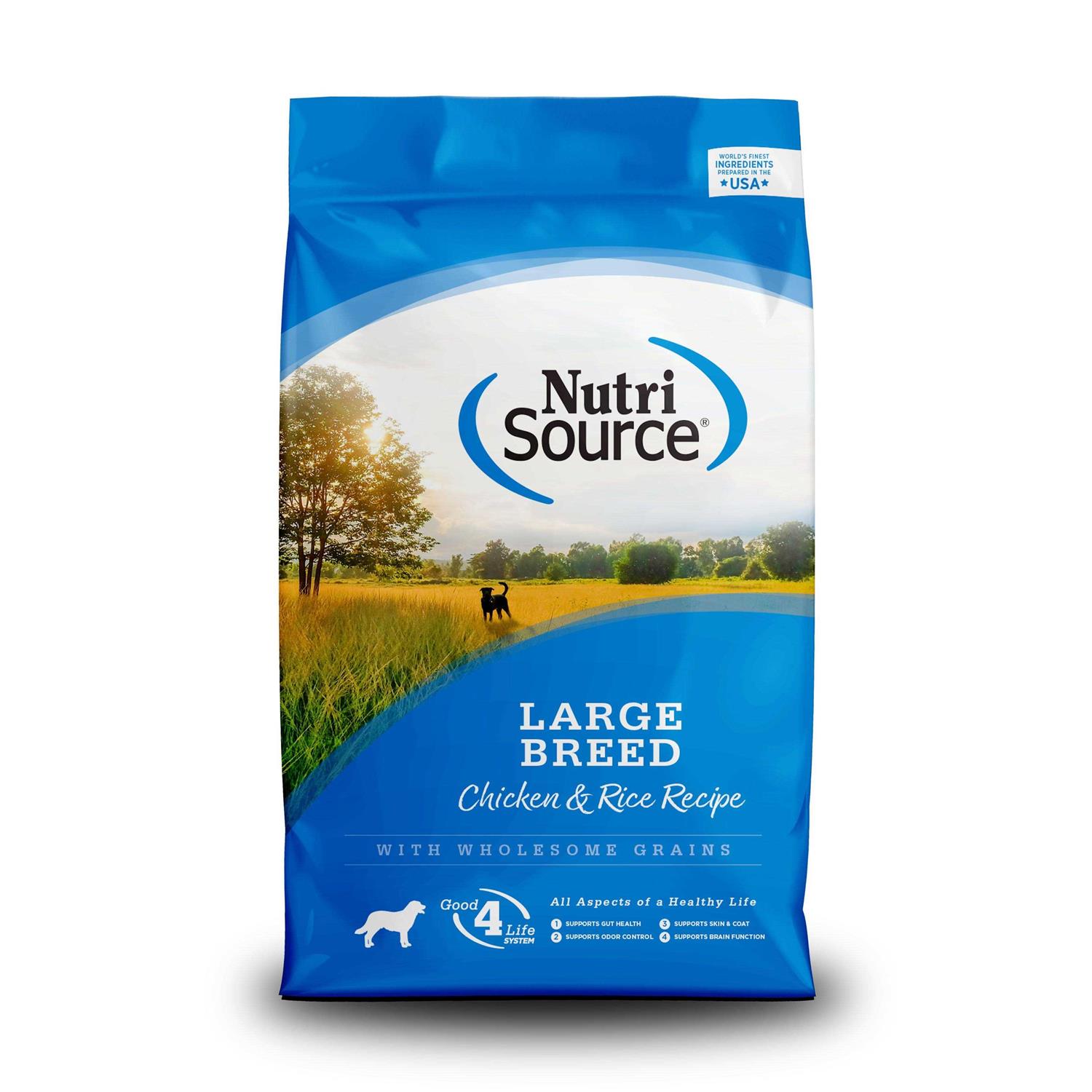 NutriSource Adult Large Breed Chicken &amp; Rice Dry Dog Food - Pet Supplies online store