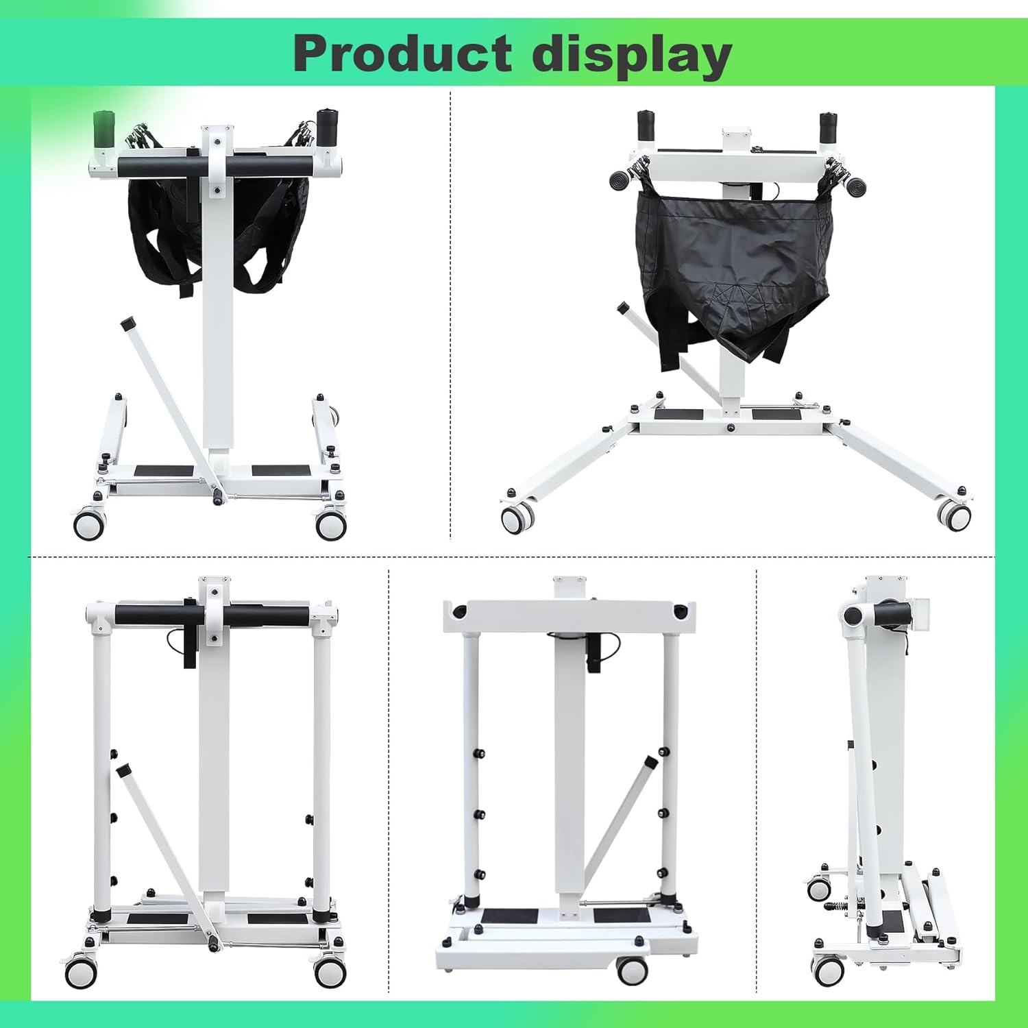Electric Patient Lift Wheelchair for Home，Electric Patient Lift Transfer Chair，Wheelchair to Car Transfer Devices，Electric Patient Transfer Lift Chair,Portable Patient Lift Electric