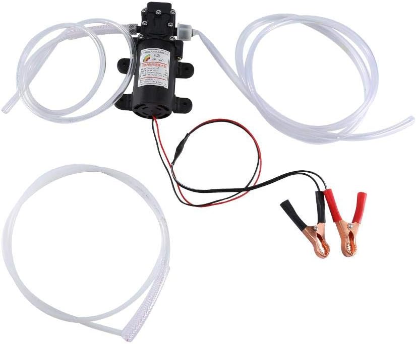 Electric Oil Extractor Pump Auto Car Oil Fluid Liquid Extractor Scavenge Exchange Transfer Pump Kit Oil Change Pump 12V 60w Pack of 2