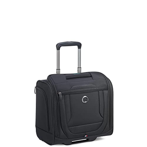 DELSEY Paris Helium DLX Softside Luggage Under-Seater with 2 Wheels, Navy Blue, Carry on 16 Inch