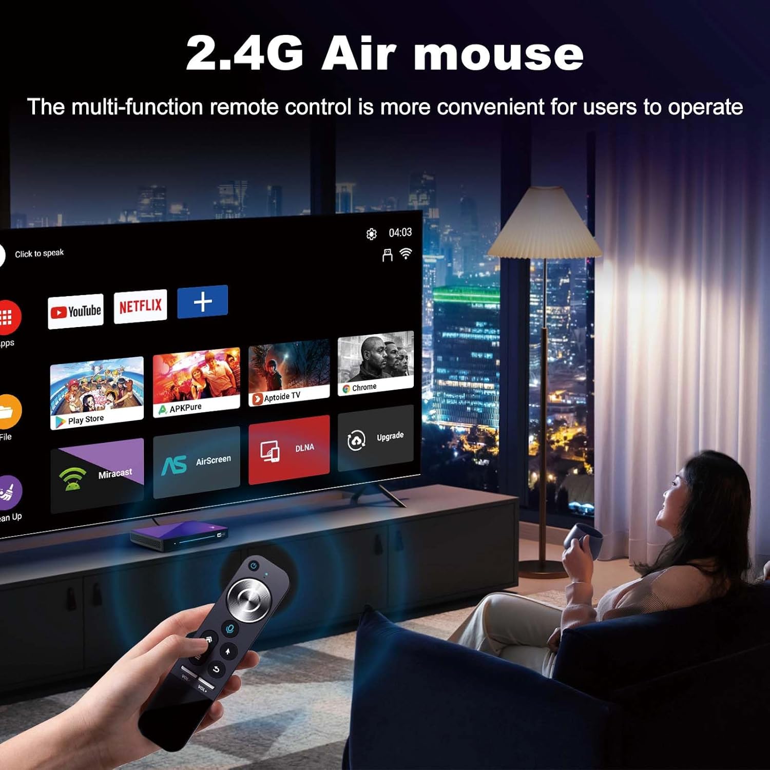 H96 MAX M9 AOSP Android TV Box 2024 8GB RAM 128GB ROM Android 14 TV Box RK3576 Octa-core WIFI6 2.4G/5G with 1000M Ethernet BT5.4 Buit-in AI NPU 6TOPS Support H.265 8K AV1 HDR Smart TV Box
