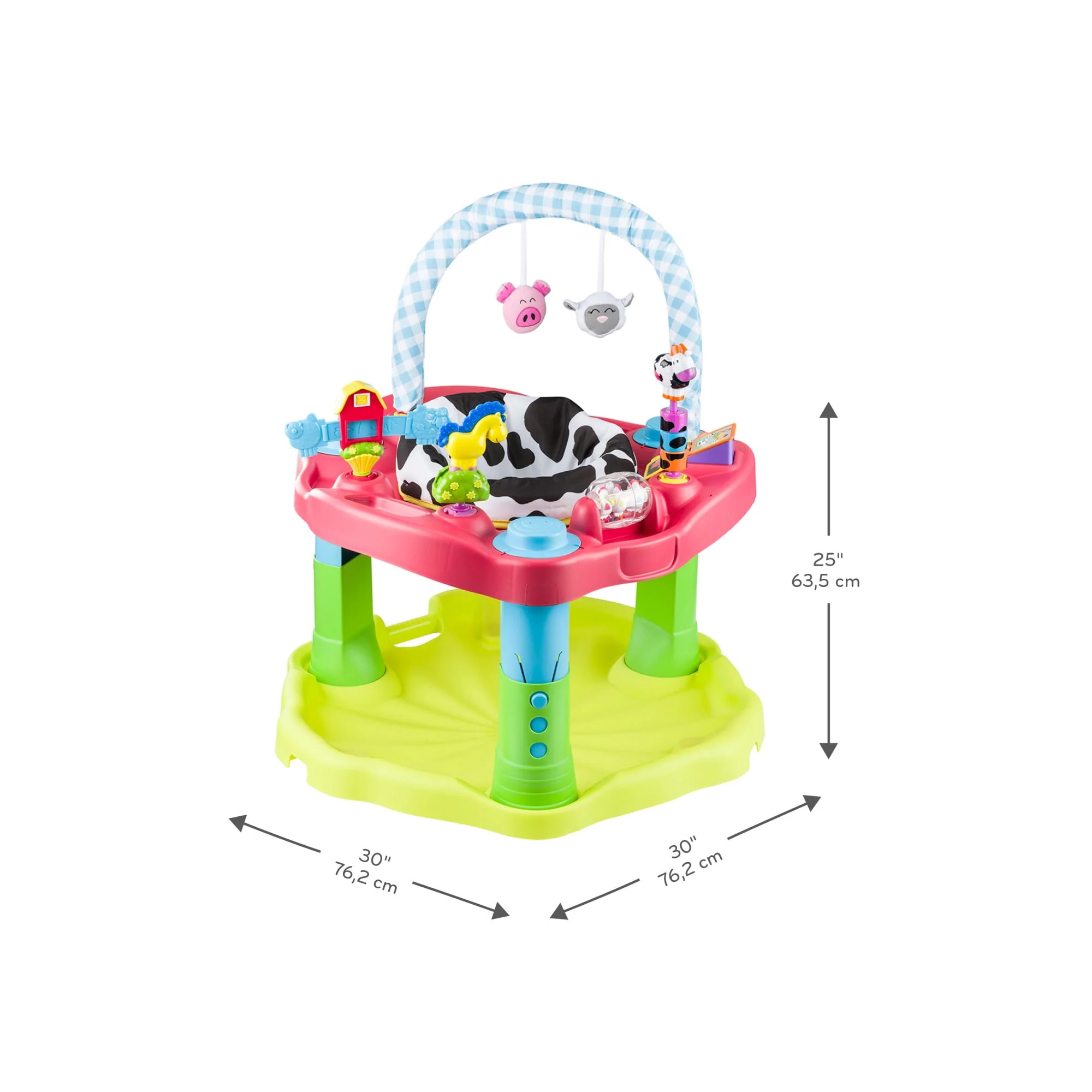 ExerSaucer Moovin' & Groovin' Bouncing Activity Saucer, Unisex