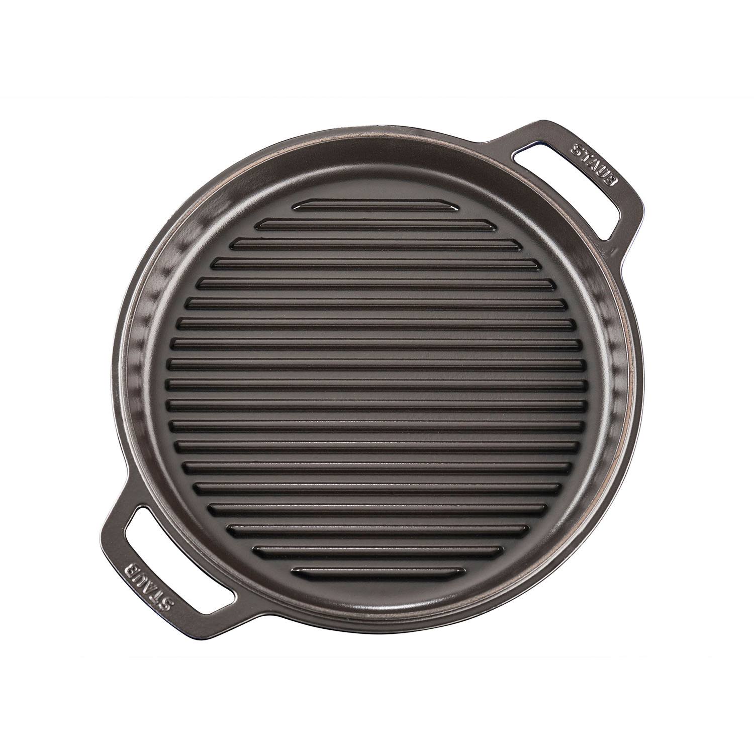 Staub Cast Iron 7 Qt. Braise u0026 Grill - Dark Blue