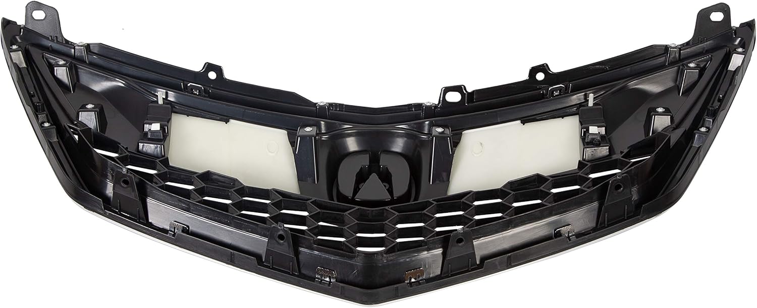 HECASA Front Grille Compatible With 2016-2018 Acura RDX Front Bumper Mesh Grille Cover Trim Replacement for AC1200128 71121TX4A51