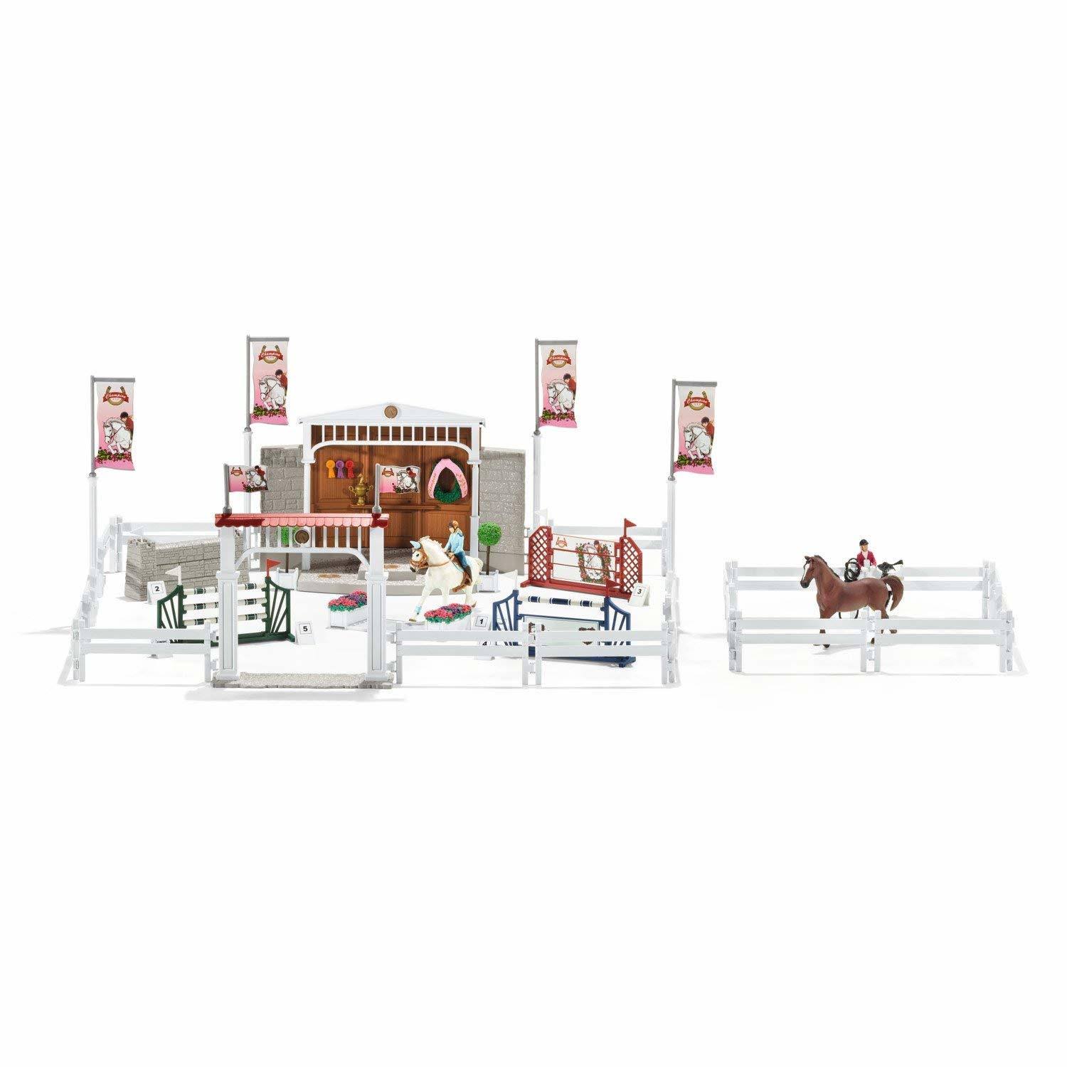Schleich North America Big Horse Show with Riders u0026 Horses Playset