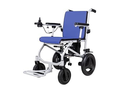 Rubicon DX04 - World Lightest (only 30lbs) Foldable Electric Wheelchair - Travel Size with Detachable Battery - Airline Approved - User Friendly - 10 mi Cruise Range (Model4)