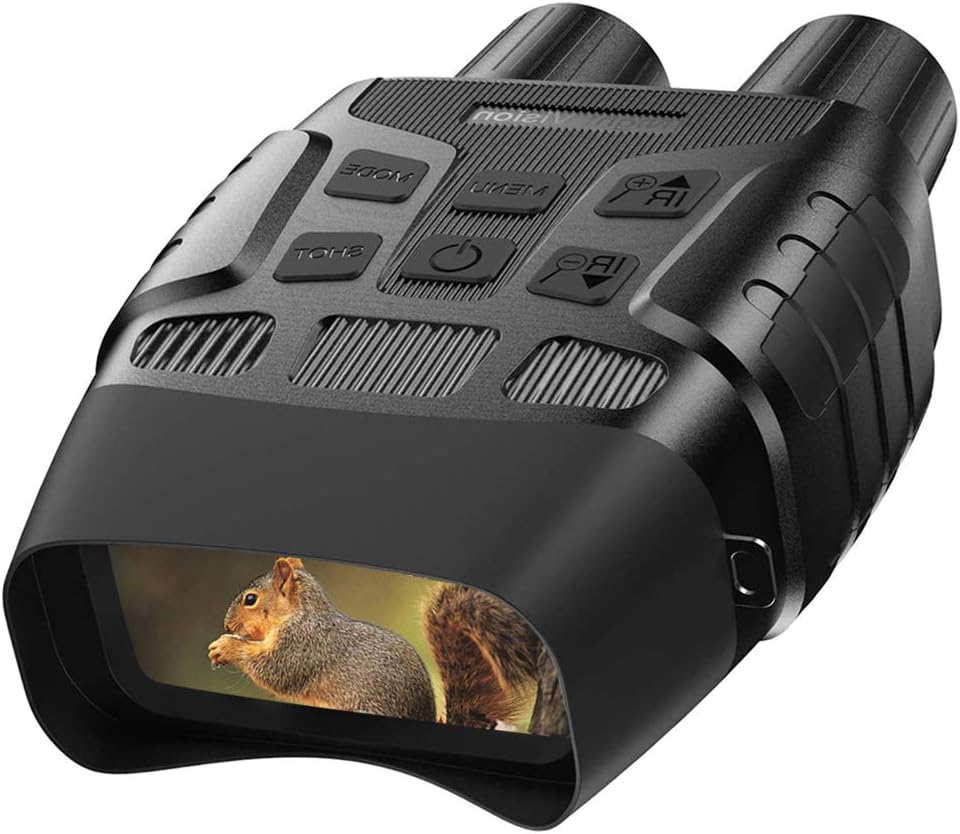 Night Vision Goggles, Night Vision Binoculars for Camping and Hunting, Digital Infrared can Take HD Image & 960p Video from 984ft Total Darkness, with 32G Memory Card and 6 AA Alkaline Batteries