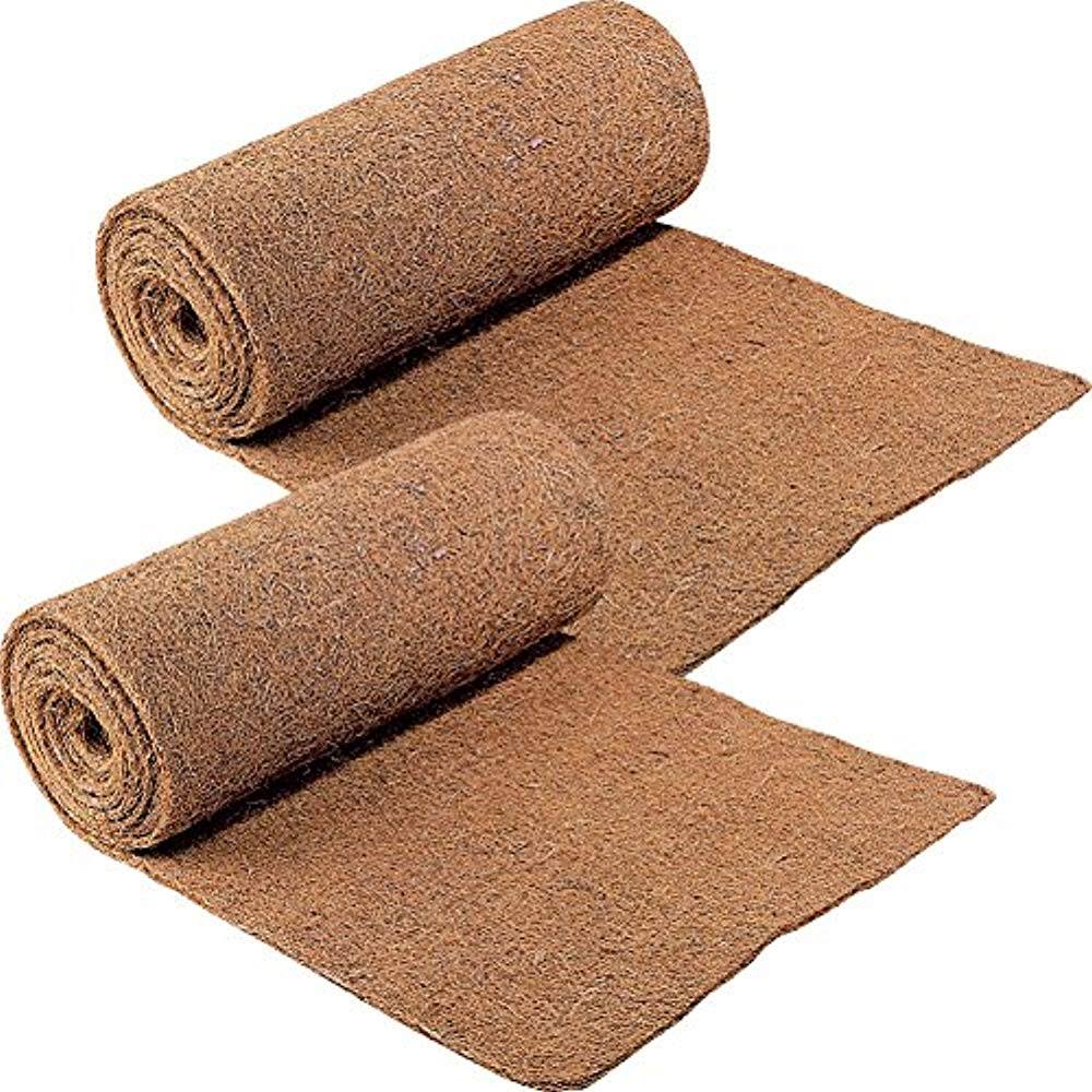 CloseoutZone Ice Carpet (Set of 2) Mats Walkway Home Safety Brown