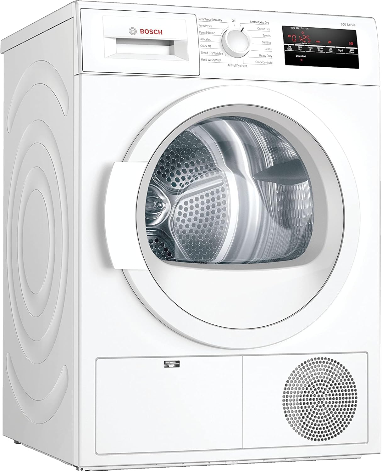 Bosch 300 Series 24-Inch Condensation Dryer - ENERGY STAR - WTG86403UC - White