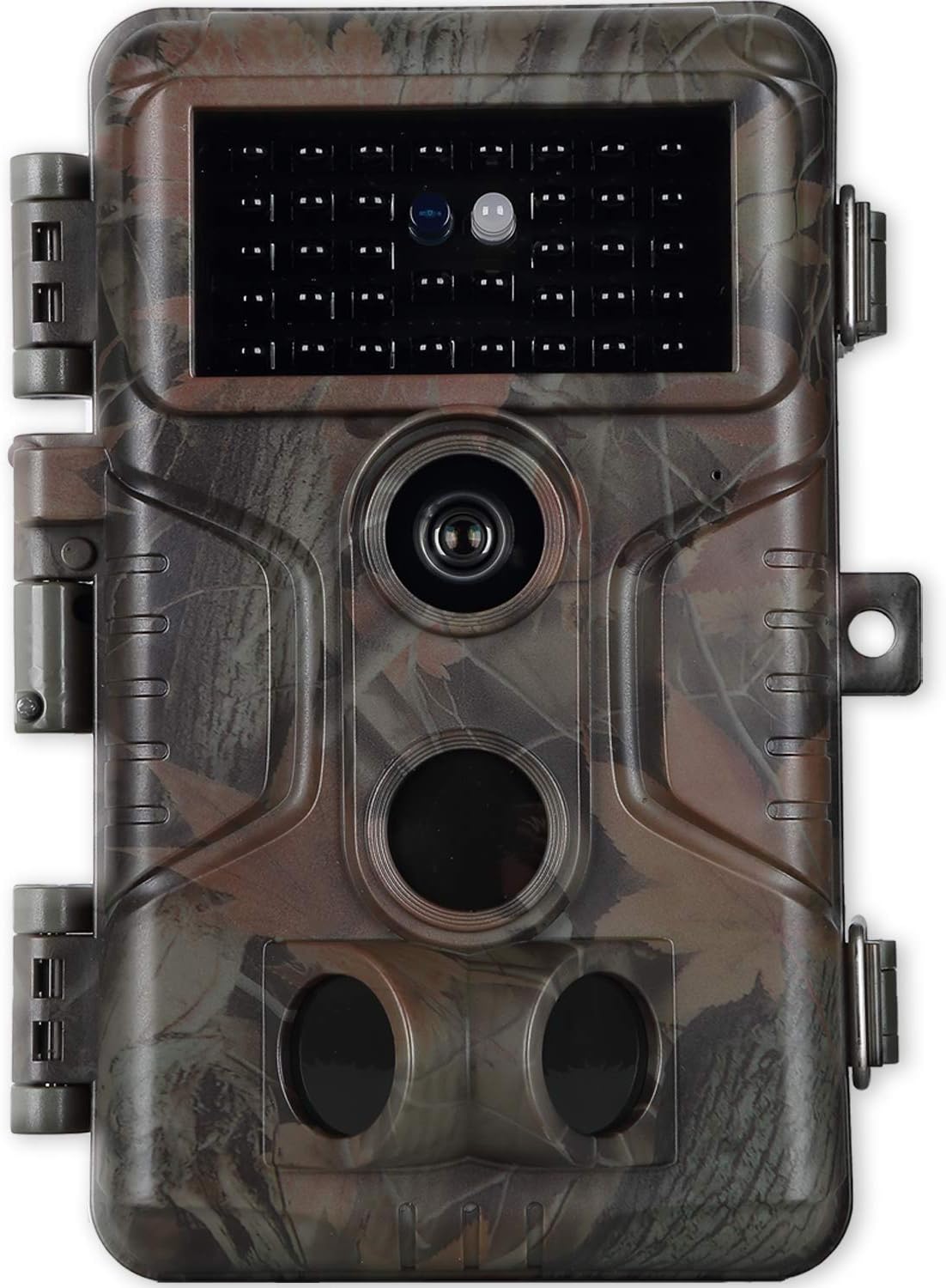 Professional Game & Deer Trail Camera with 100ft Night Vision 24MP Photo 1296P H.264 MP4 Video 0.1S Trigger Motion Activated Waterproof for Outdoor Wildlife Hunting & Home Security Surveillance