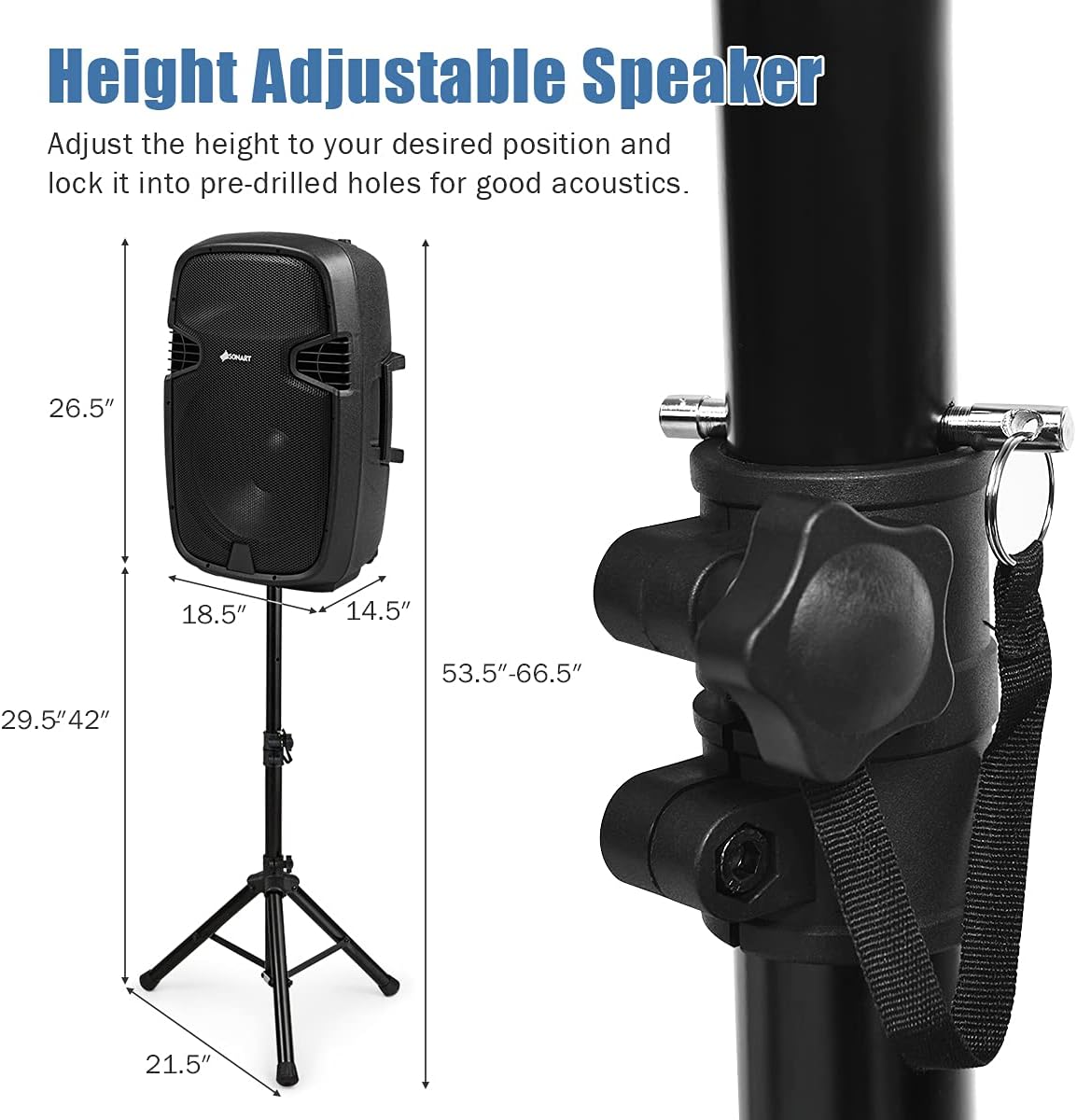 Costzon 2-Way Powered PA Speakers System Combo Set, 12 1600W Portable Dual Passive Active Speaker with 2 Speaker Stands, Bluetooth, USB/SD Card, AUX MP3 FM Radio, Microphone, Remote Control (12)