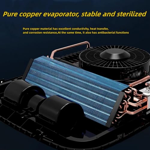 12V RV Air Conditioner, ultra-thin and low-noise 12V DC power supply roof air conditioner suitable for trucks, vans, construction vehicles, excavators, bus, trailers, rv ac units