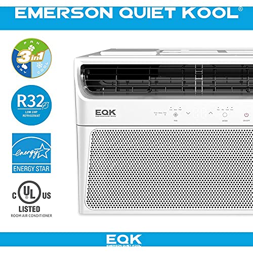 Emerson Quiet Kool Electronic Window Air Conditioner, 10,000 Btu 115V, Energy Star Certified, with LED Display and Remote Control