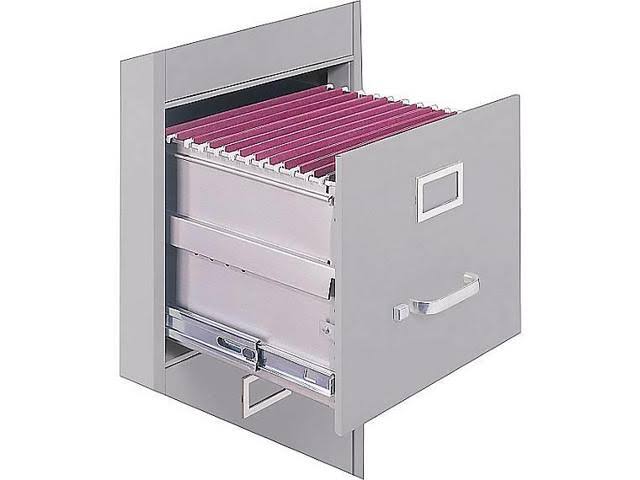 Staples 2-Drawer Legal Size Vertical File Cabinet, Putty (26.5-Inch)