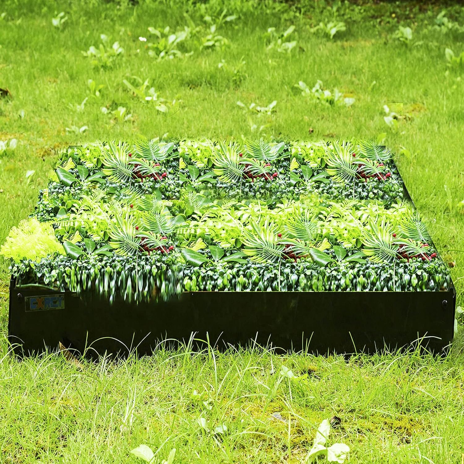 CXRCY Steel Landscape Edging 4 Pack 40 inch Length, 6.4 inch Depth Hammer-in Steel Edging Border for Landscaping Lawn Garden Metal Edging Pack of 2