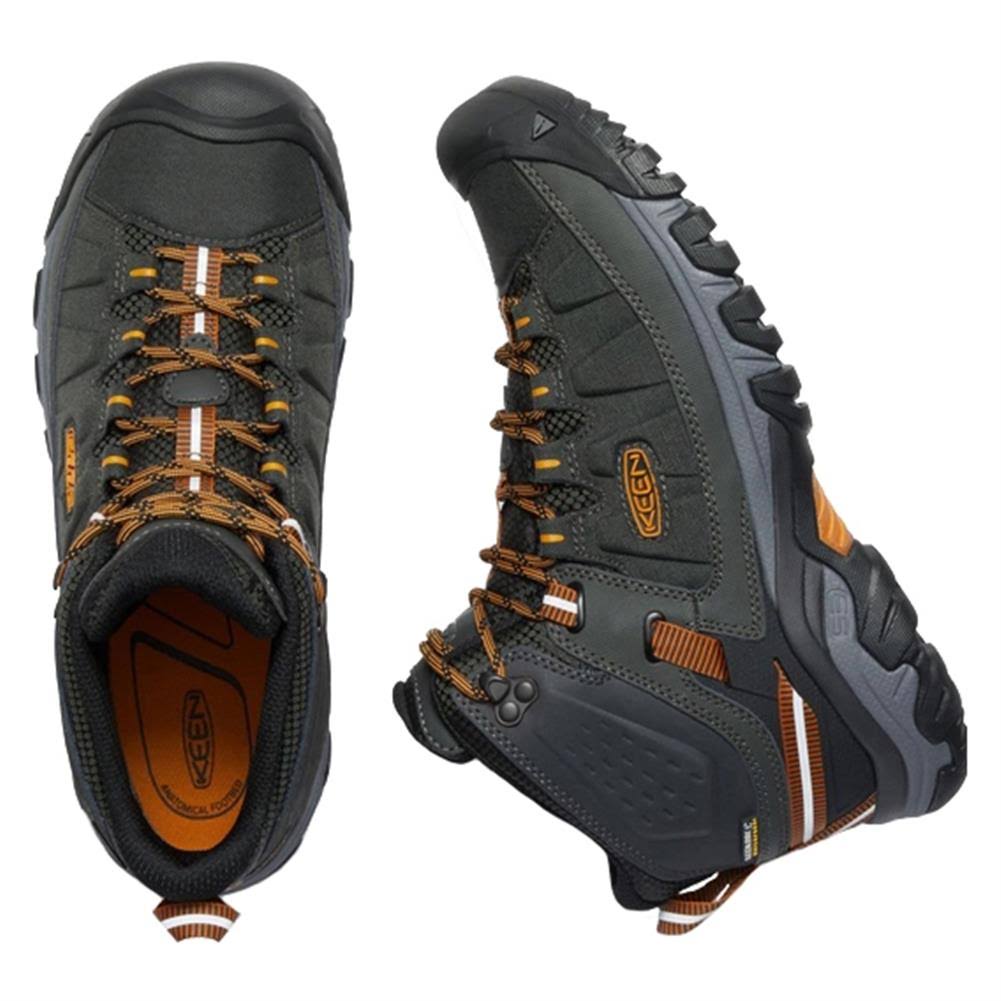 Keen Men&s Targhee EXP Waterproof Mid Raven/Inca Gold / 12
