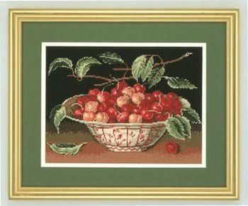 Elsa Williams Needlepoint Kit Vintage Cherries Brand New in Package