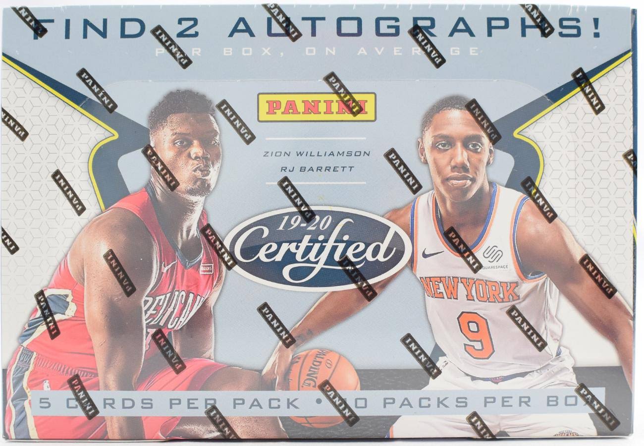 2019-20 Panini Certified Basketball Hobby Box