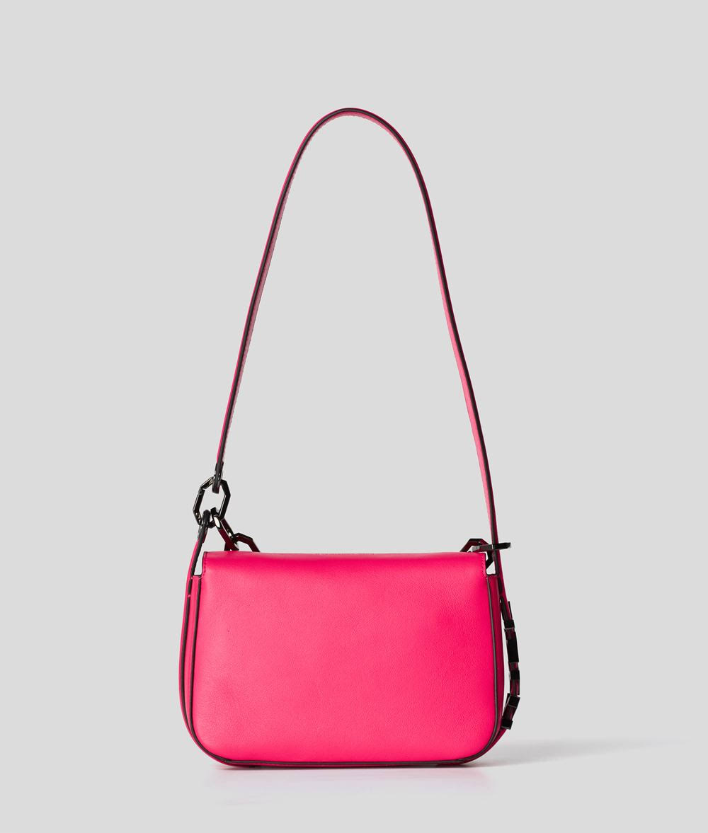 Karl Lagerfeld Woman K/letters Small Shoulder Bag Peony 100% Cow Leather, Size: OneSize