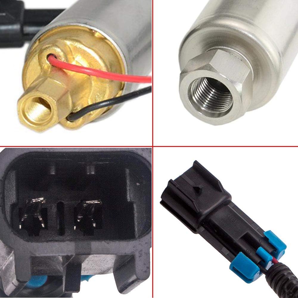 861155A3 Car Electric Fuel Pump Replacement for Mercury Mercruiser Boat 4.3, 5.0, 5.7 V6 V8 Carburetor Engines Replaces 861155A3 861155A2 Pack of 2