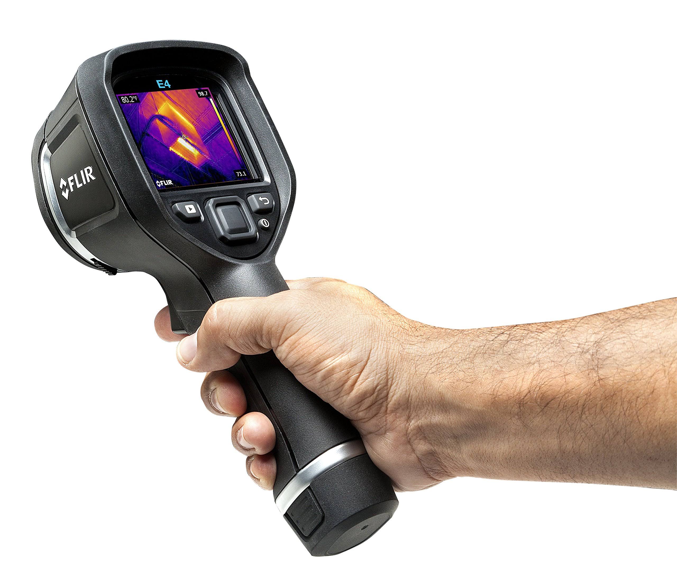 FLIR E4 Infrared Camera W- 80x60 IR Resolution u0026 MSX Image Enhancement