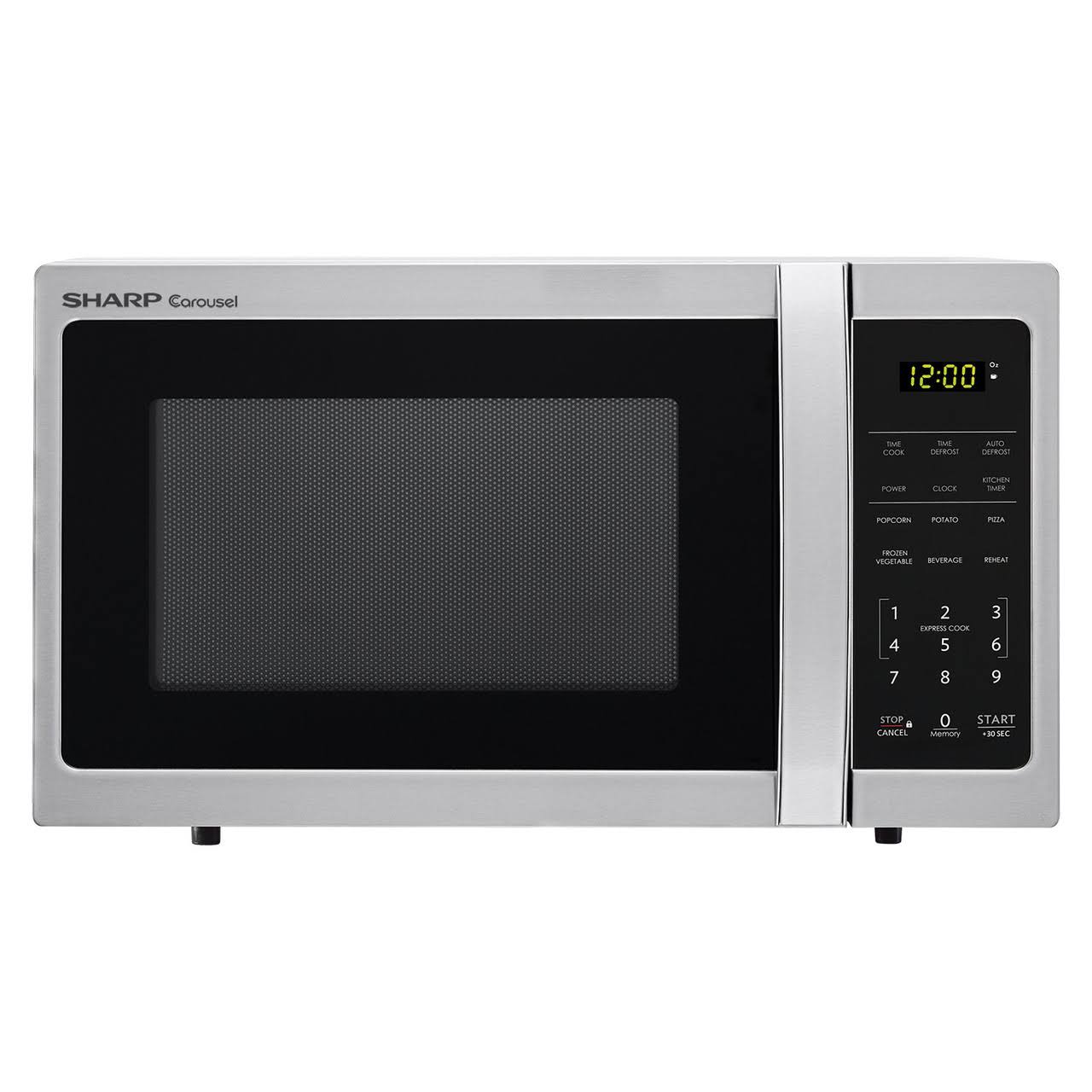 Sharp Carousel 0.7 Cu. ft. Stainless Steel Countertop Microwave Oven-SMC0711BS