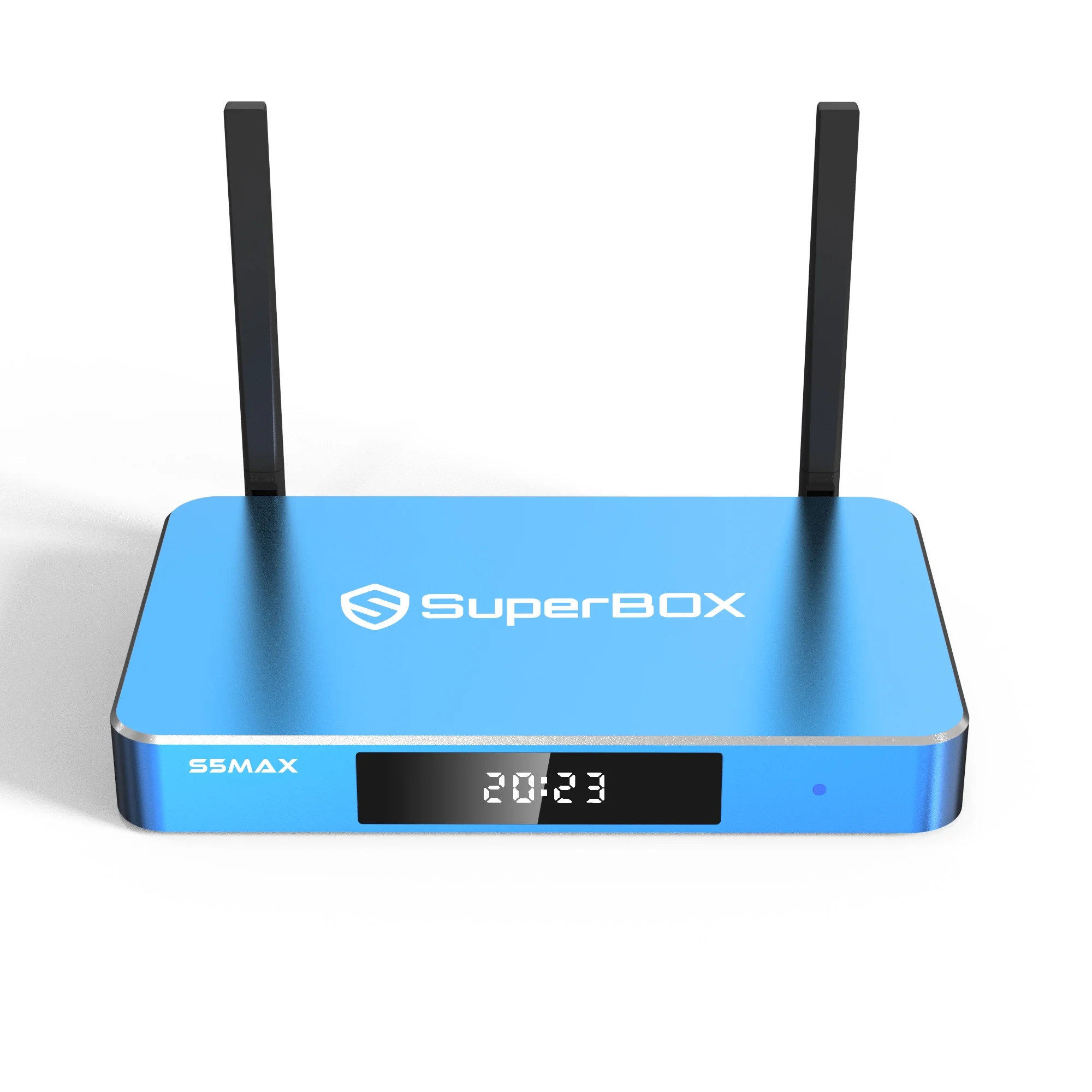 SuperBox S5 Max Premium Edition Bundle Deal | 2025 Model | Bonus 8K HDMI Cable & Backlit Mini Wireless Keyboard Remote