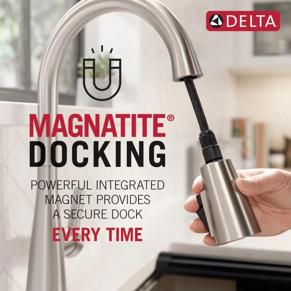 Delta 19802Z-Dst Lenta Single-Handle Pull-Down Kitchen Faucet - Bronze