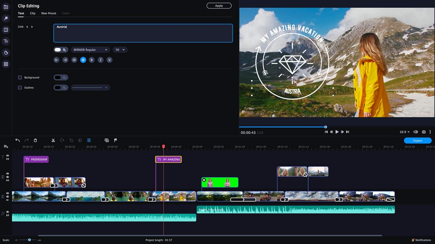 Movavi Video Editor Plus 2021 Personal license (Activation Key Card) Pack of 2